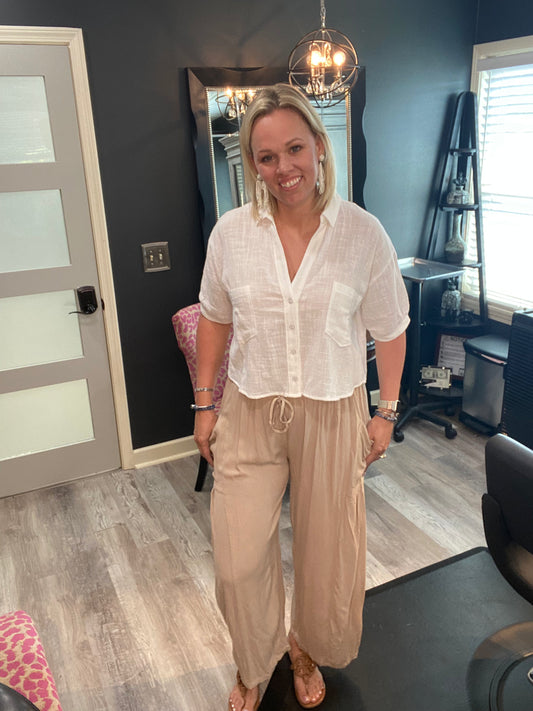 Sea Shell Linen Pants