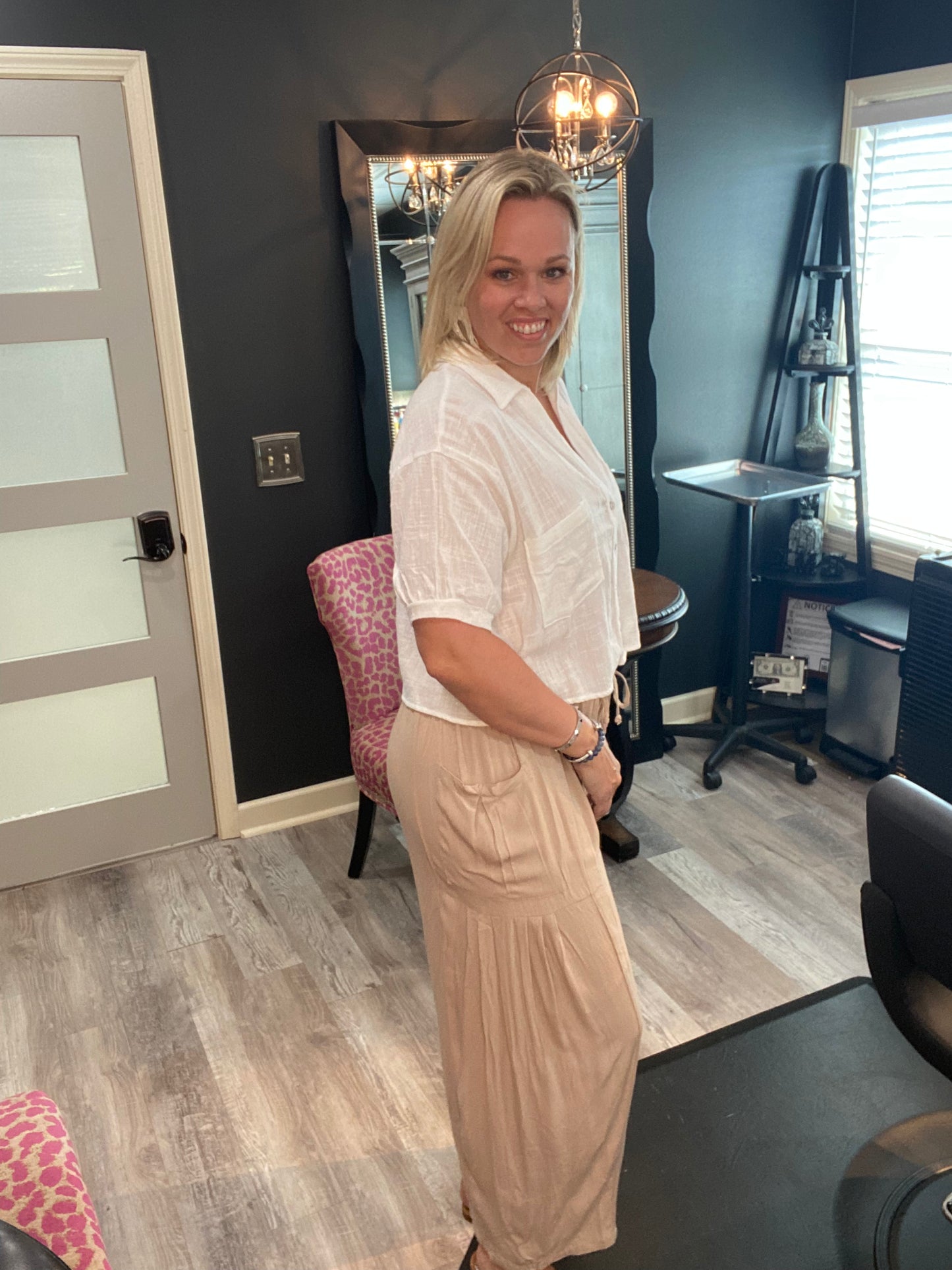 Sea Shell Linen Pants