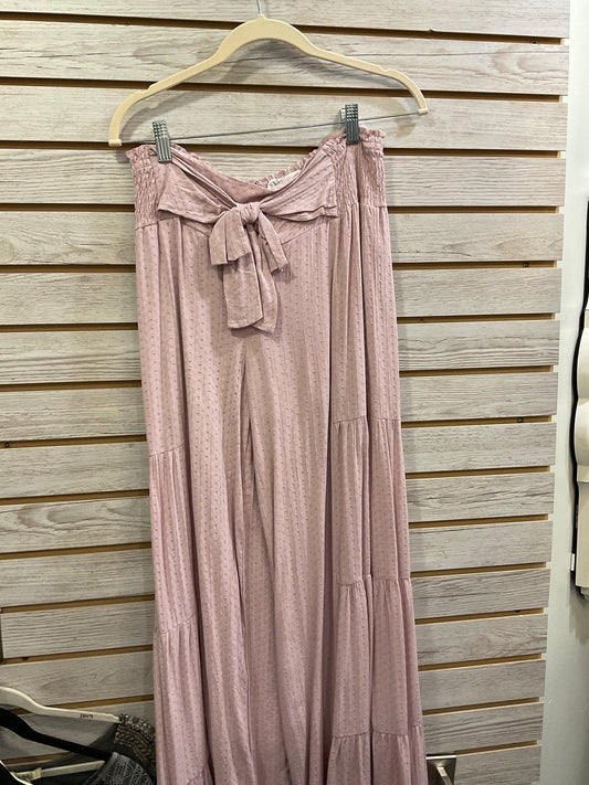Light pink flowy pants