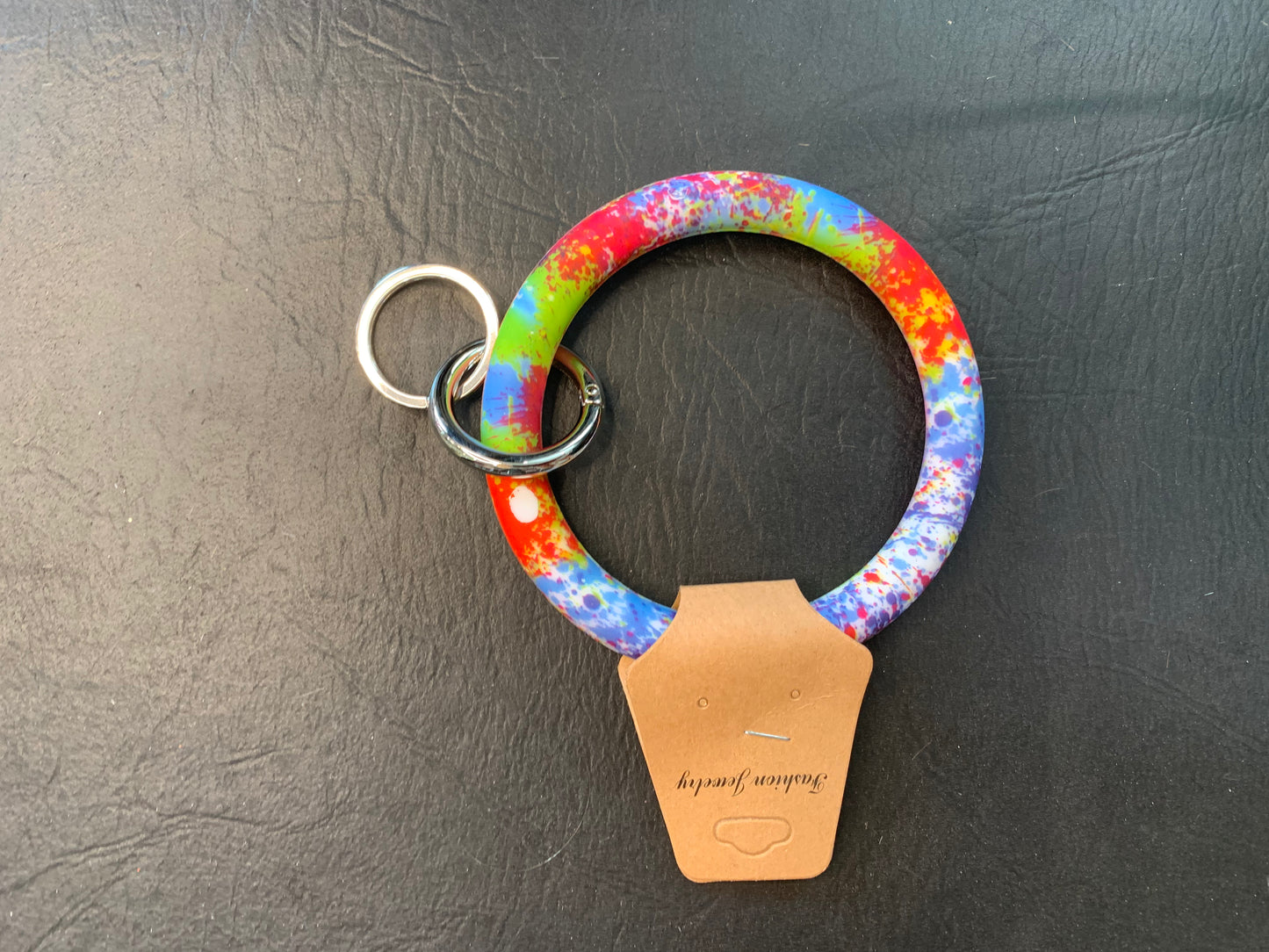 Silicone key rings