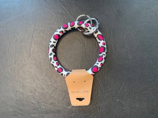 Silicone key rings