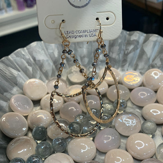 Geometric bead earrings