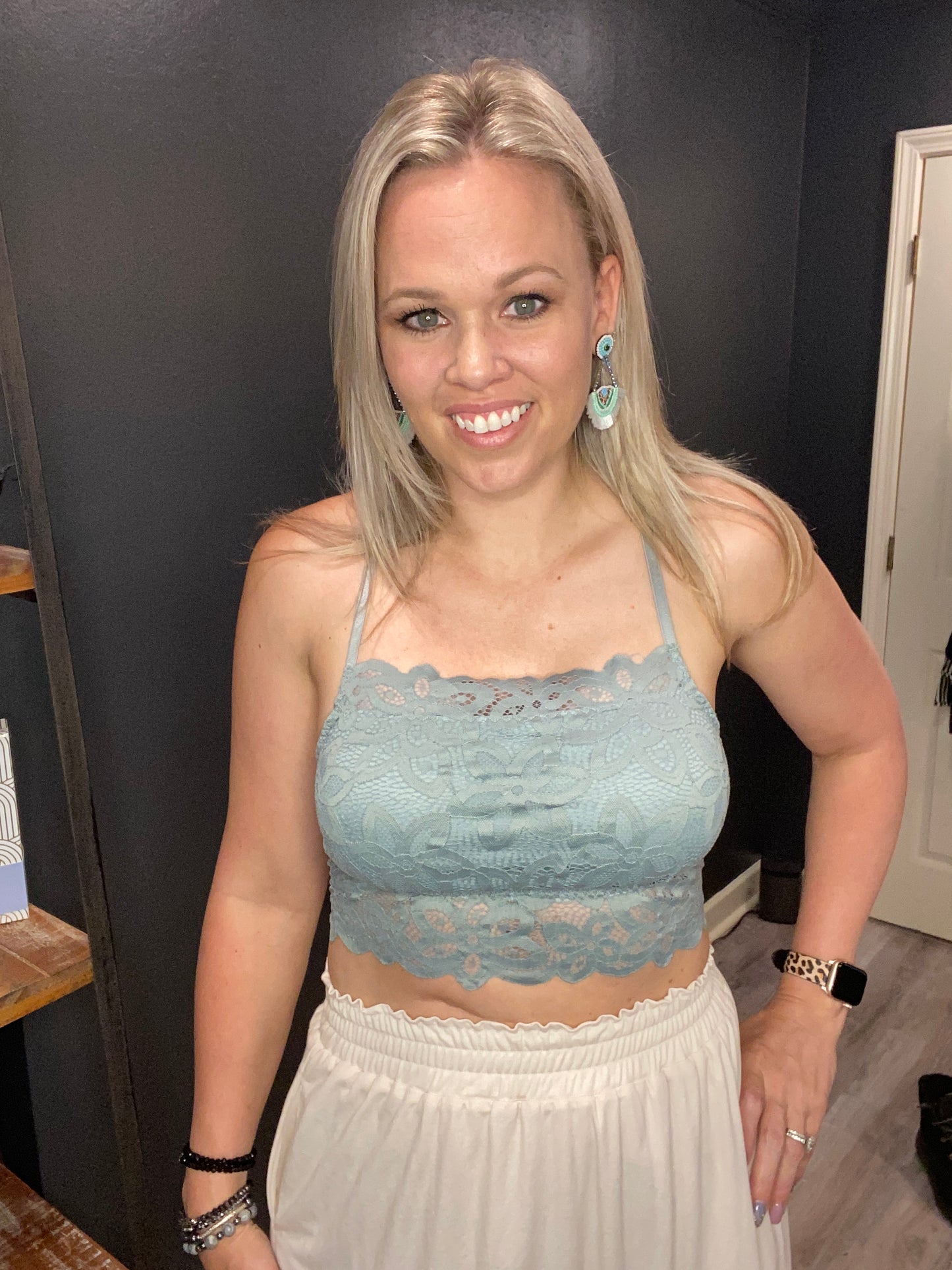 Cropped Lace Bralette