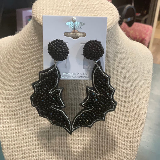 Bat earrings