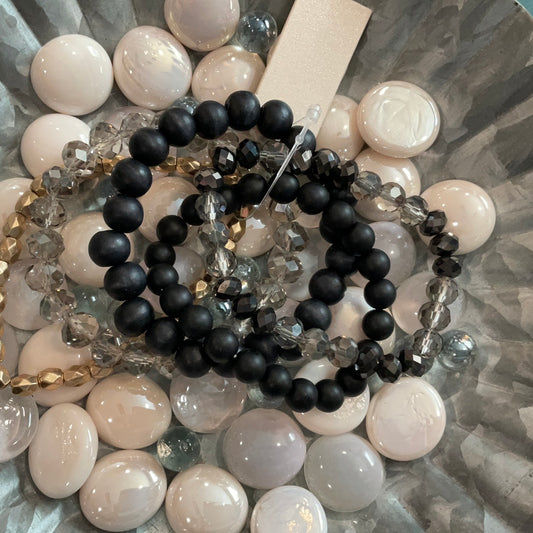 Black and gold bracelet