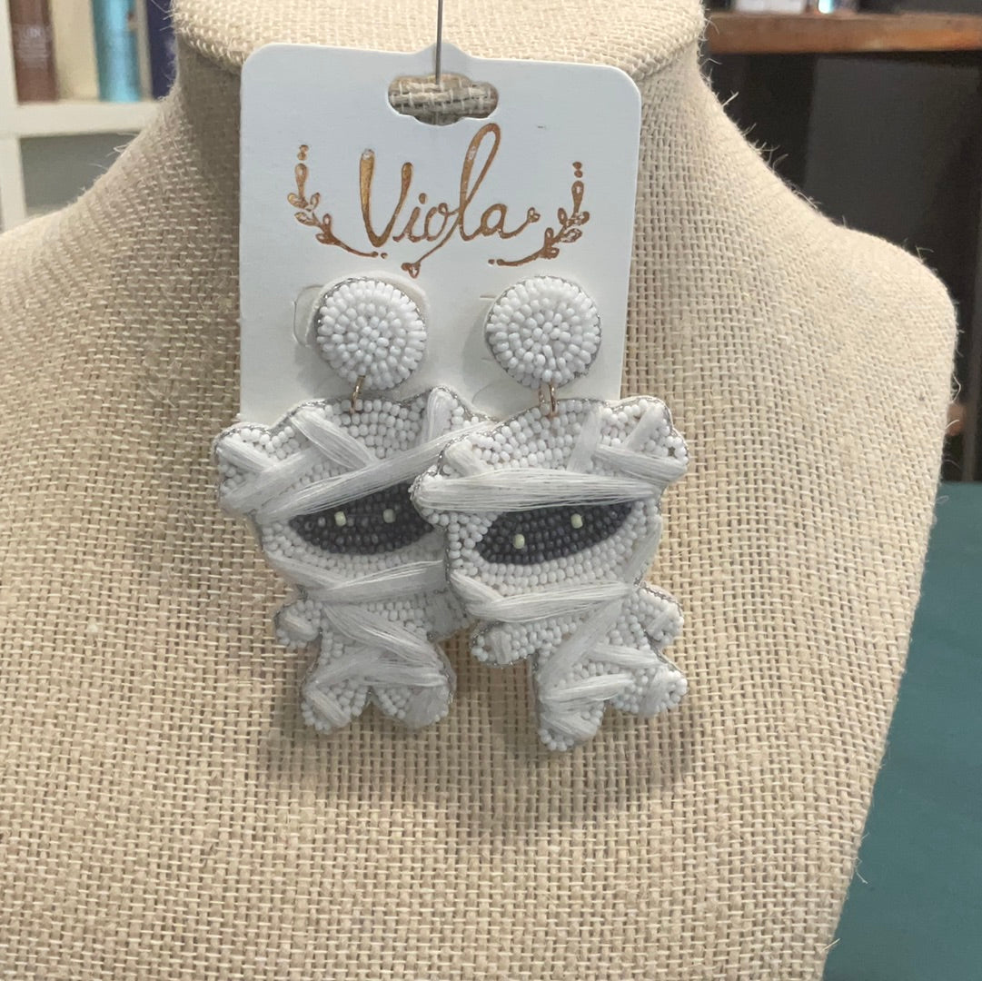 Mummy earrings