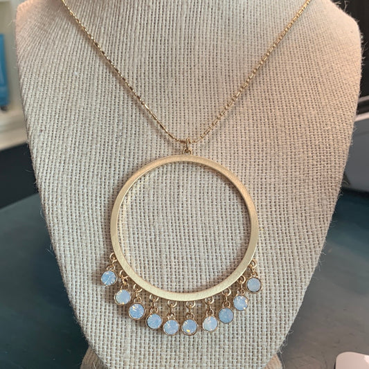 Gold iridescent necklace