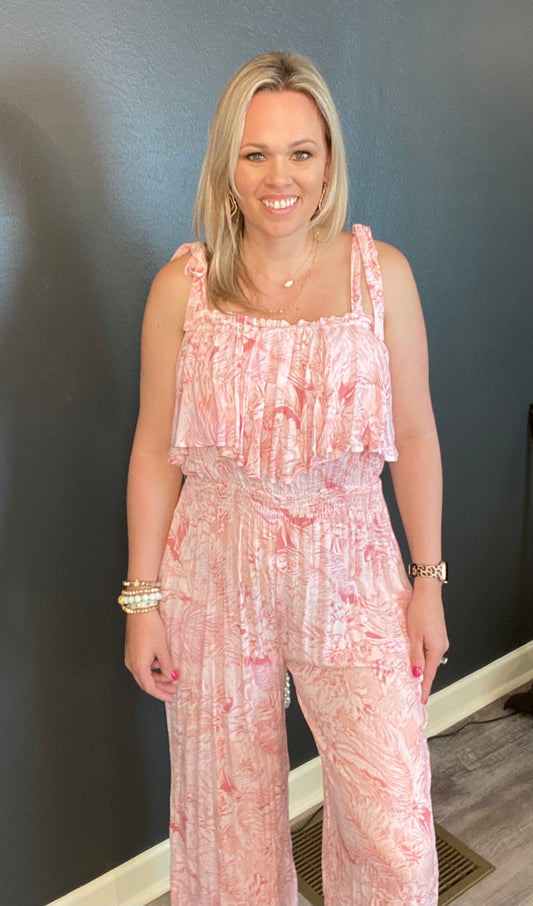 Kori America Pink Floral Jumper