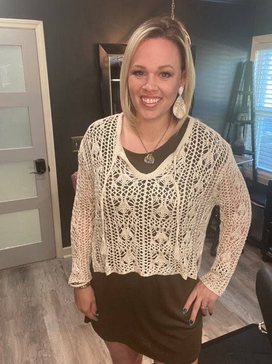 Crochet Boho Sweater