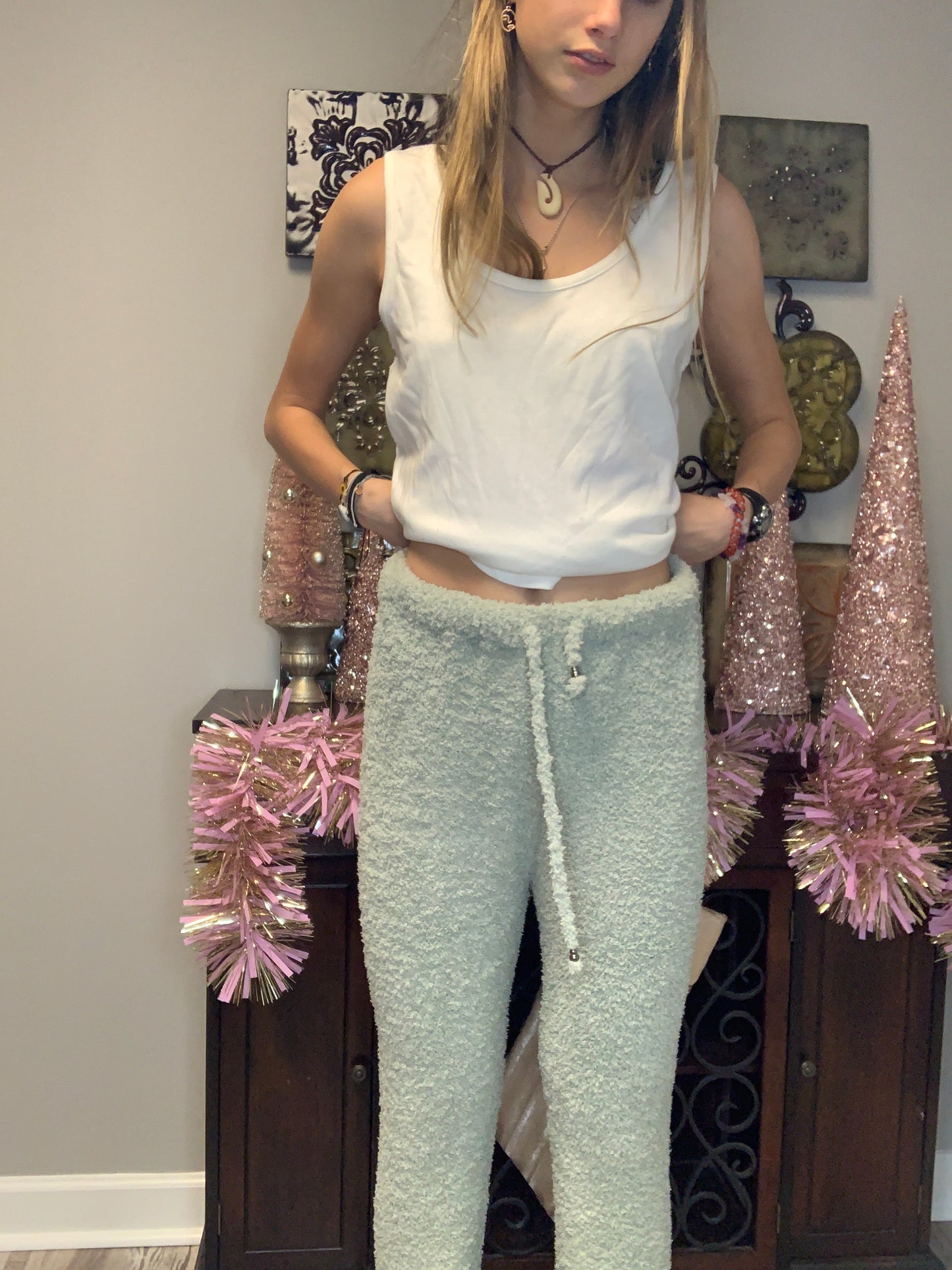 Plush Lounge Wear Pants