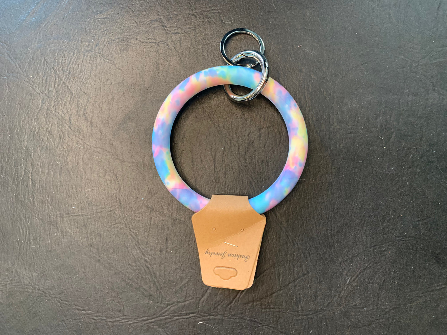 Silicone key rings