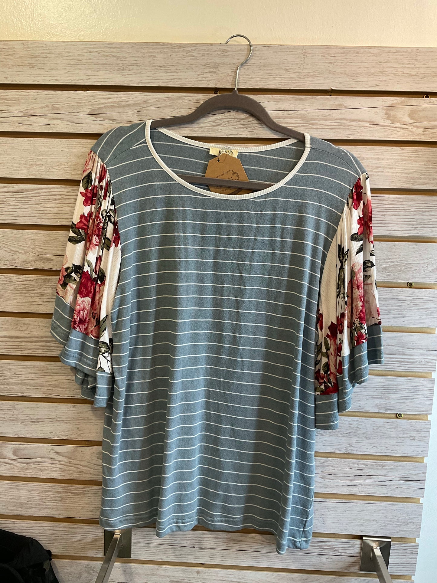 Rose Bell sleeve top