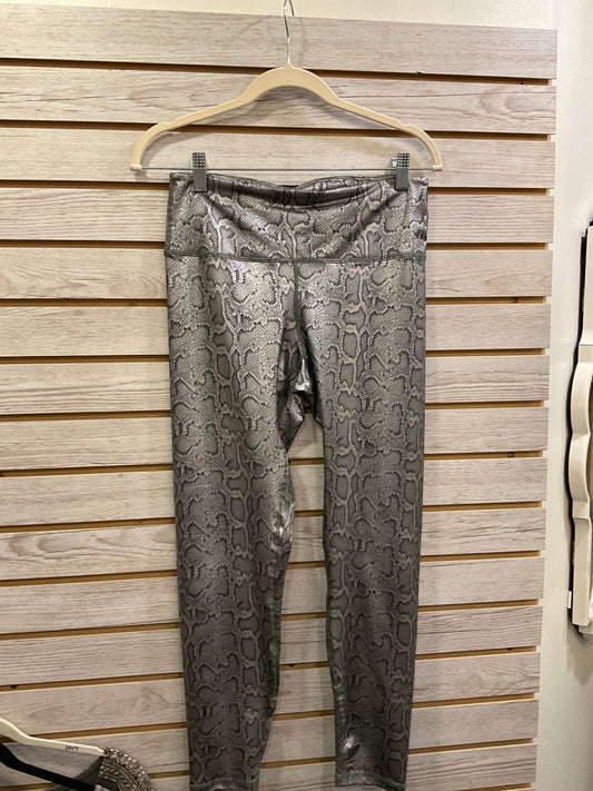 Metallic snake Leggings