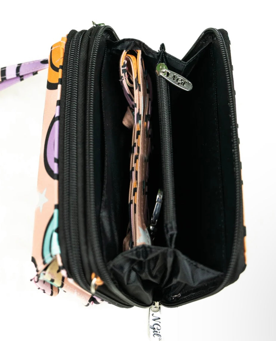 Cross Body Organizer Clutch