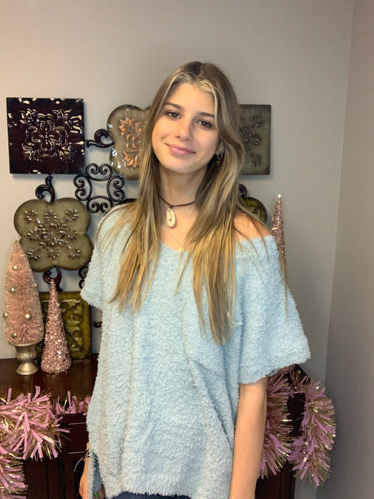 Plush Lounge Wear Top